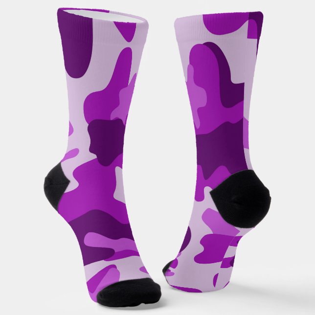 Chaussette Chaussettes violettes Camo (Angulaire)
