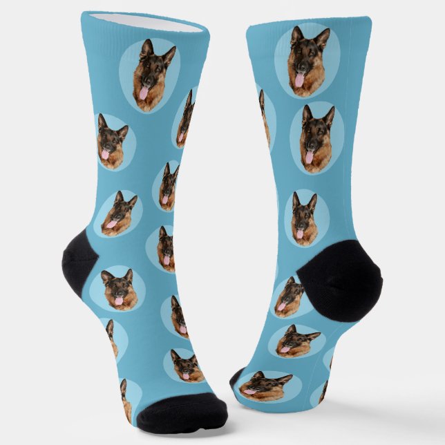 Chaussette Chaussettes visage chien et chat | Chaussettes pho (Angulaire)