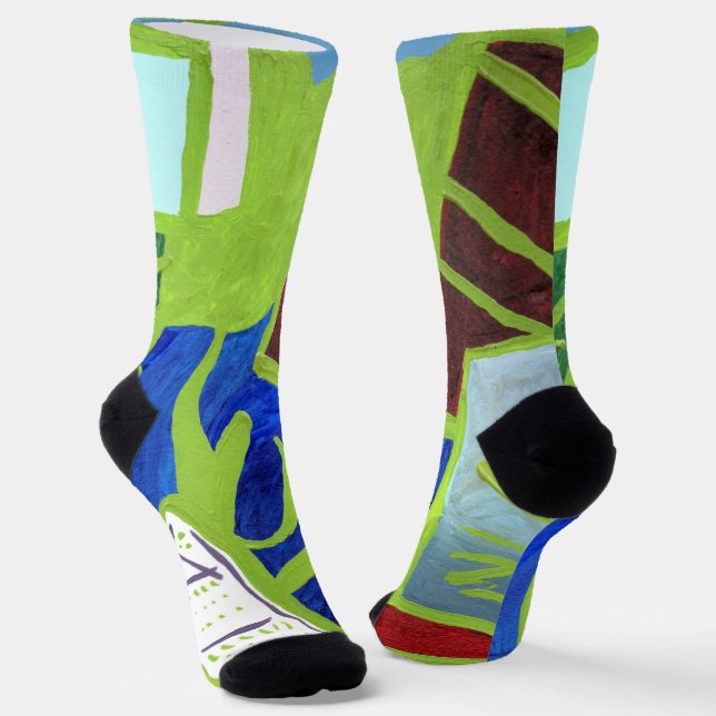 Chaussette Chelsea Abstrait (Angulaire)