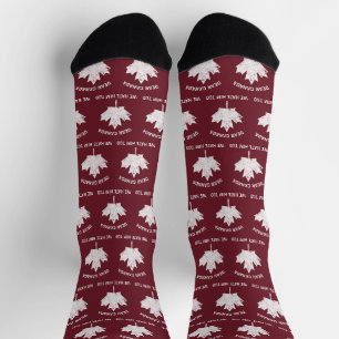 Chaussette Cher Canada, Nous Le Détestons De Manifestation Po