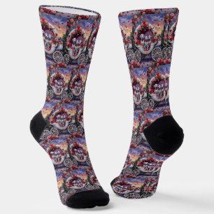Chaussette Chien Dalmatien Saint-Valentin