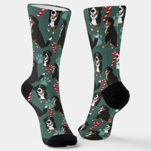Chaussette Chien de montagne bernois de Noël