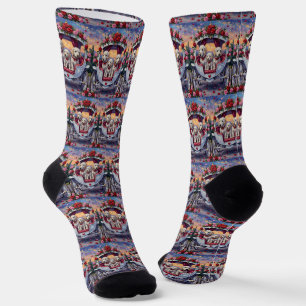 Chaussette Chien maltais Saint-Valentin