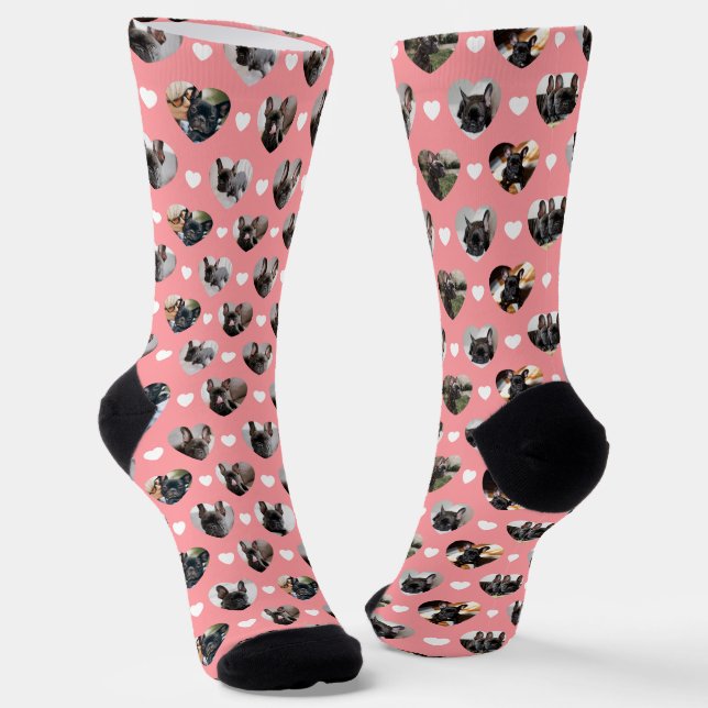 Chaussette Chien Maman Mignonne 10 Personnalisé Animaux de co (Angulaire)
