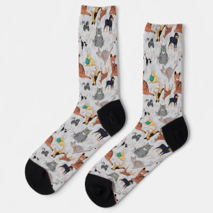 Chaussette Chiens Et Chats Cutes Design Motif