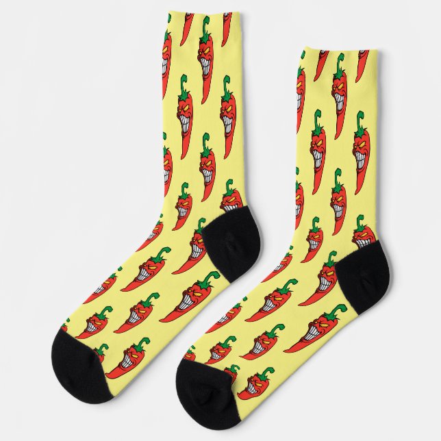 Chaussette Chili en colère (Gauche)