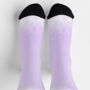 Chaussette Chimmer violet et chaussettes de parties scintilla