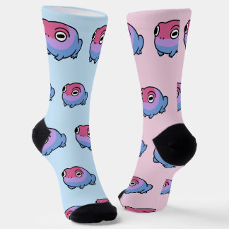 Chaussette Chonky Bisexual Frog Chaussettes Queer Fiers | Cut