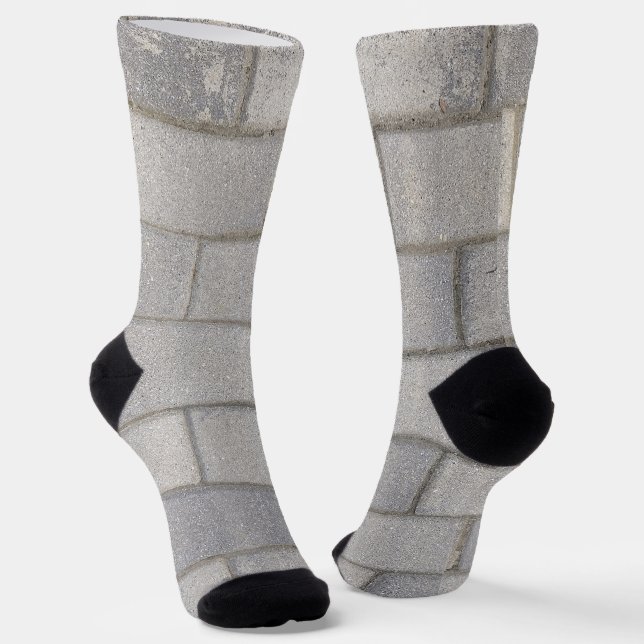 Chaussette Cimetière en brique grise (Angulaire)