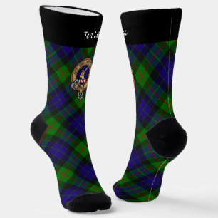 Chaussette Cimier Clan Gunn sur des Chaussettes Tartan
