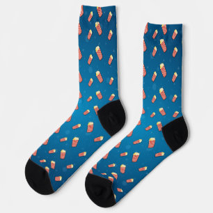 Chaussette Cinema Movie Party Thème Popcorn