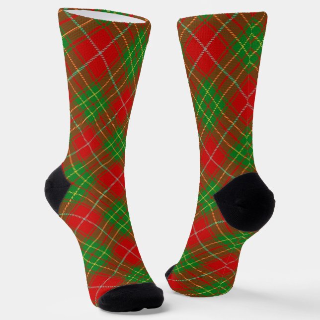 Chaussette Clan Burnett Tartan (Angulaire)