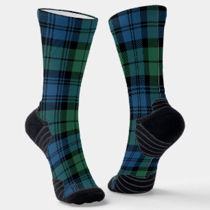 Chaussette Clan Campbell Green Check Tartan