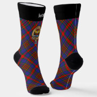Clan Carnegie Crest sur Tartan