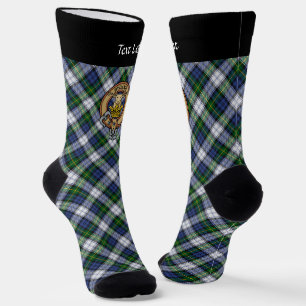 Chaussette Clan Gordon Crest sur la robe Tartan Chaussettes