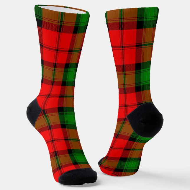 Chaussette Clan Kerr Chaussettes Tartan (Angulaire)