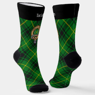 Chaussette Clan MacArthur Crest sur Tartan