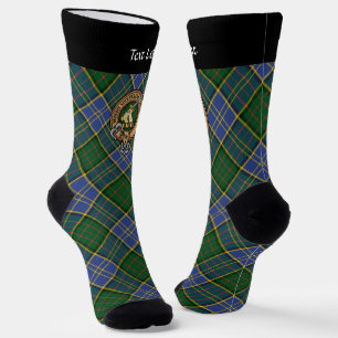 Chaussette Clan MacMillan Crest sur la chasse Tartan