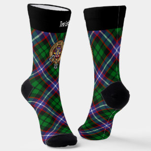 Chaussette Clan Russell Crête sur Tartan