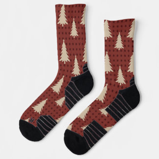 Chaussette Classic Green and Red Argyle Athletic Performance