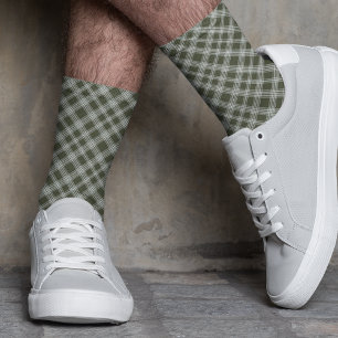 Chaussette Classic Sage Green Plaid
