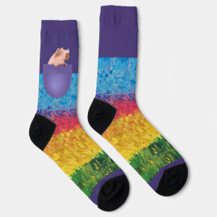 Chaussette Cochon en poche