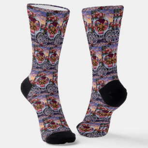 Chaussette Cocker Spaniel Saint-Valentin