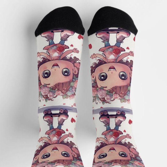 Chaussette cœur (Haut)