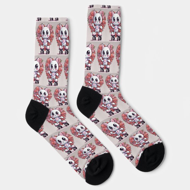 Chaussette cœur (Droite)