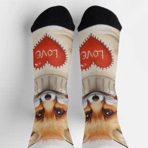 Chaussette Cœur de la renarde