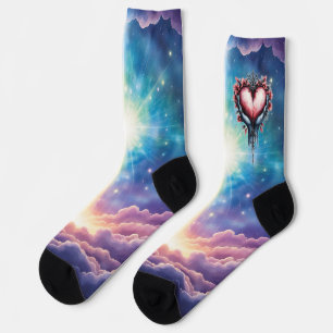 Chaussette Cœur de Magie Silencieuse