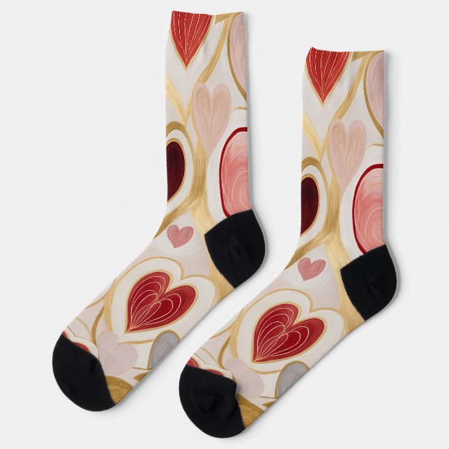 Chaussette Coeurs d'amour (Gauche)