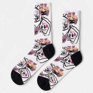 Chaussette Cœurs de Samoyède