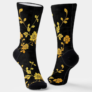 Chaussette Collection florale tendance luxe élégant
