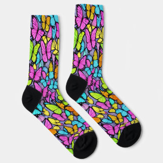 Chaussette Colorful Butterfly Pattern