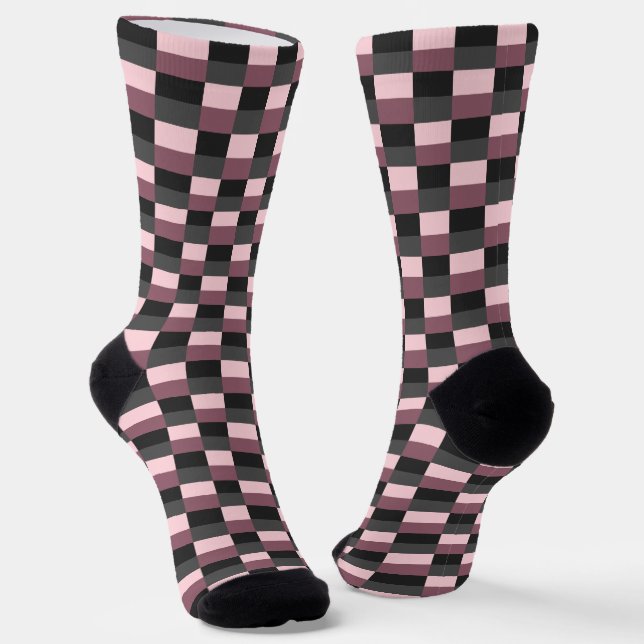 Chaussette Combinaison de Dark Purple Color (Angulaire)