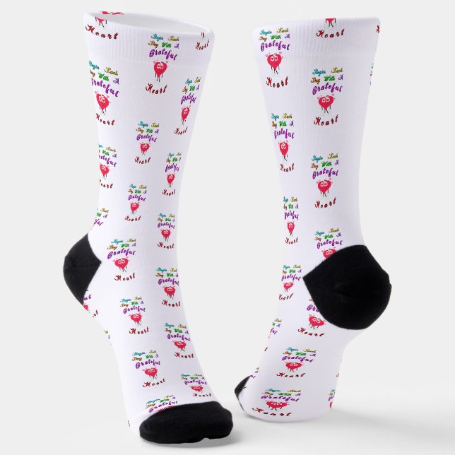 Chaussette Commencez Chaque Jour Septembre Avec 29 Un Coeur G (Angulaire)