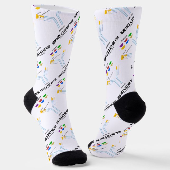 Chaussette Comment Serrure Et Clé Êtes-Vous ? Antigène (Angulaire)