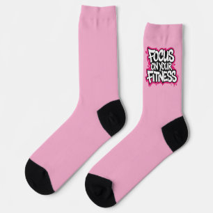 Chaussette Concentrez-vous sur votre exercice de fitness