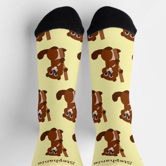 Chaussette Conception Chaussettes Beaver (Haut)
