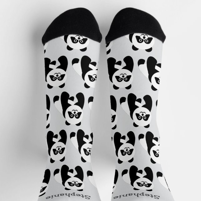 Chaussette Conception de chaussettes Panda (Haut)