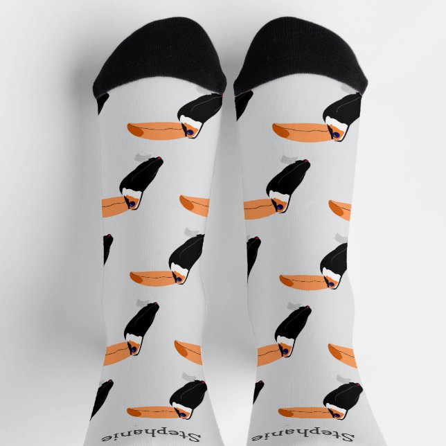 Chaussette Conception de toucan de chaussettes (Haut)