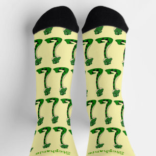Chaussette Conception des serpents de chaussettes