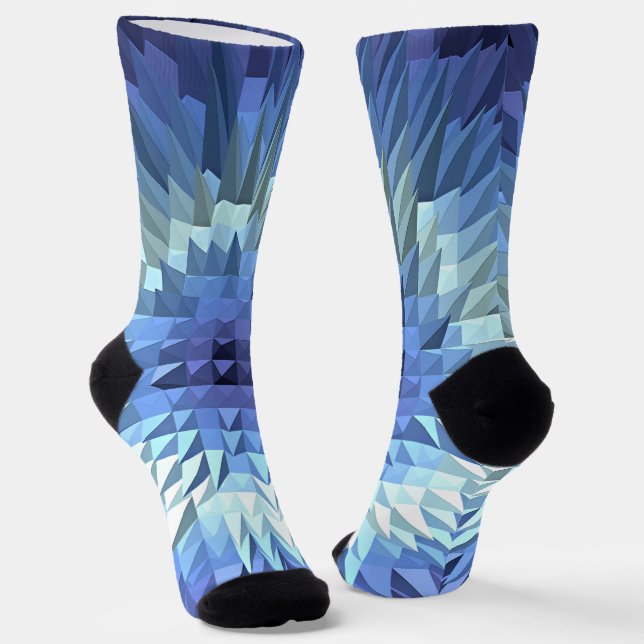 Chaussette Conception géométrique polygonale (Angulaire)