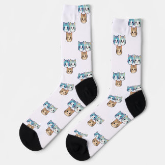 Chaussette Conceptions de chaussettes de personnage mignonnes