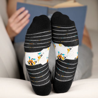 Chaussette conceptions de chaussettes mignonnes, cool et en é
