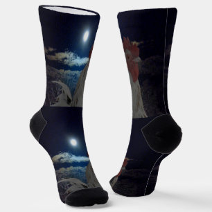 Chaussette Coq Pleine lune, Chaussettes d'équipage