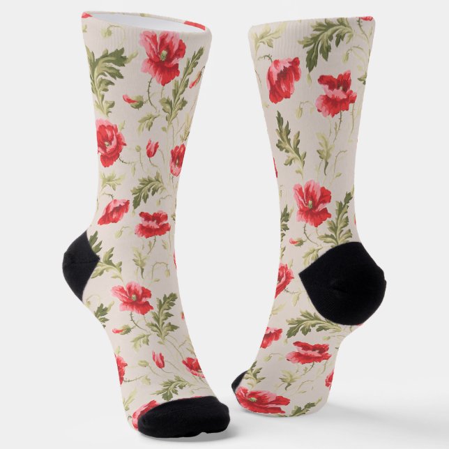 Chaussette Coquelicots (Angulaire)