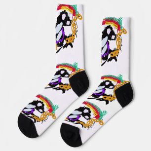 Chaussette Corbeau automne