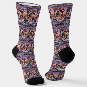 Chaussette Corgi Chien Saint-Valentin